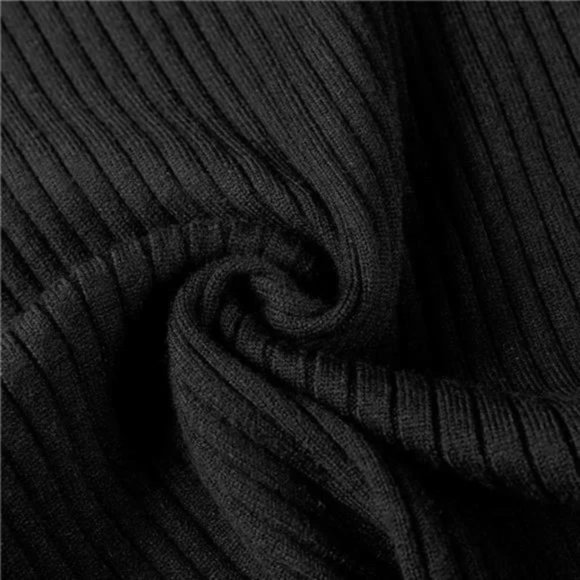 New Mens Turtleneck Sweater Slim Fit Soft Knitted, Black - Picture 6 of 7